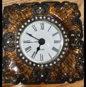 Elegant Brown and Black Clock